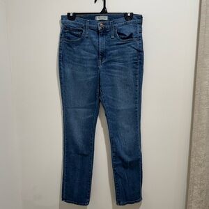 Madewell The High-Rise Slim Boyjean Jeans Medium Wash 26P Petite